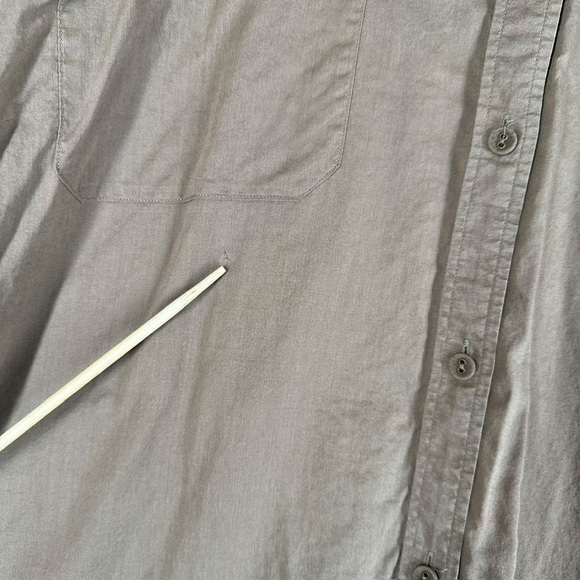 Lauren Ralph Lauren Women’s 3X Tan Plus Button LS Shirt Gorpcore Neutral Casual - Picture 8 of 12